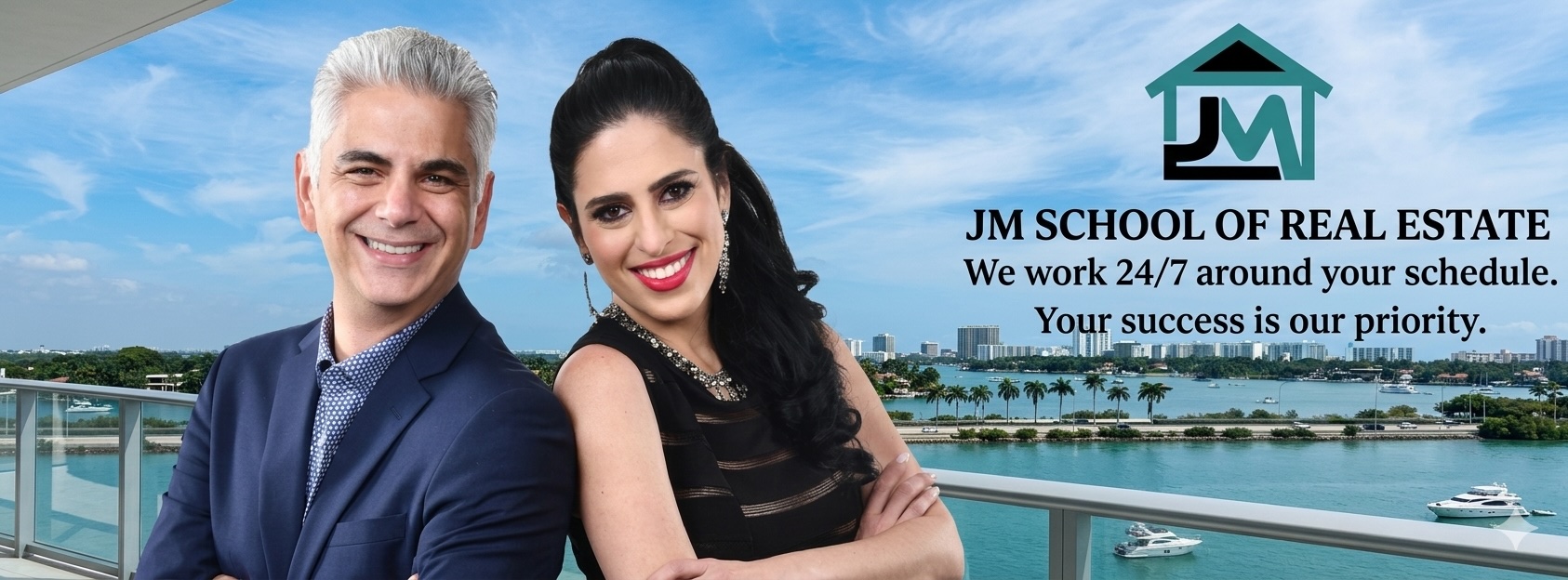 JM School of Real Estate - We work 24/7 around your schedule